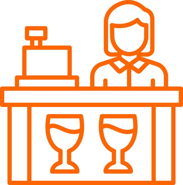Estilo del icono de la barra de caja de diseño vectorial