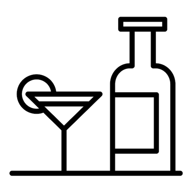 Estilo del icono de la barra de diseño vectorial