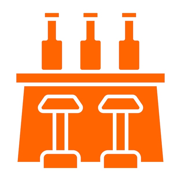 Estilo del icono de la barra de diseño vectorial