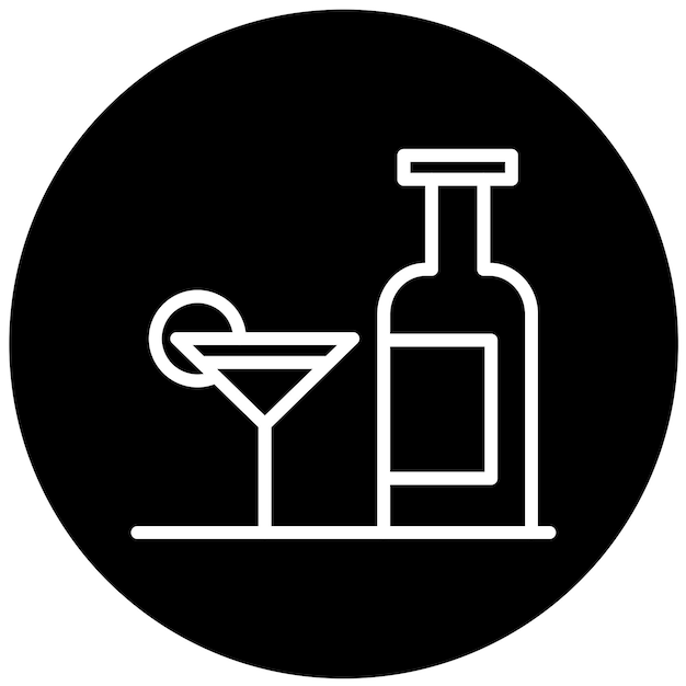 Estilo del icono de la barra de diseño vectorial