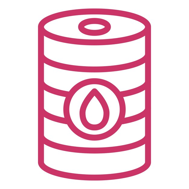 Estilo del icono del barril de diseño vectorial