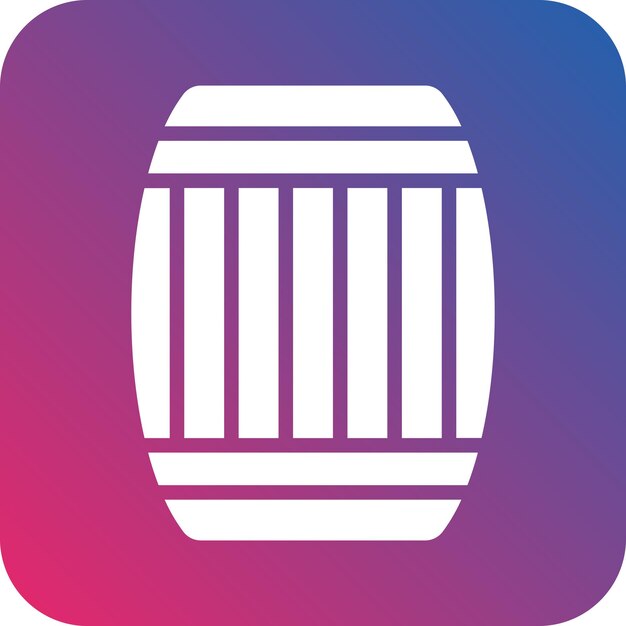 Estilo del icono del barril