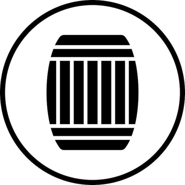 Estilo del icono del barril