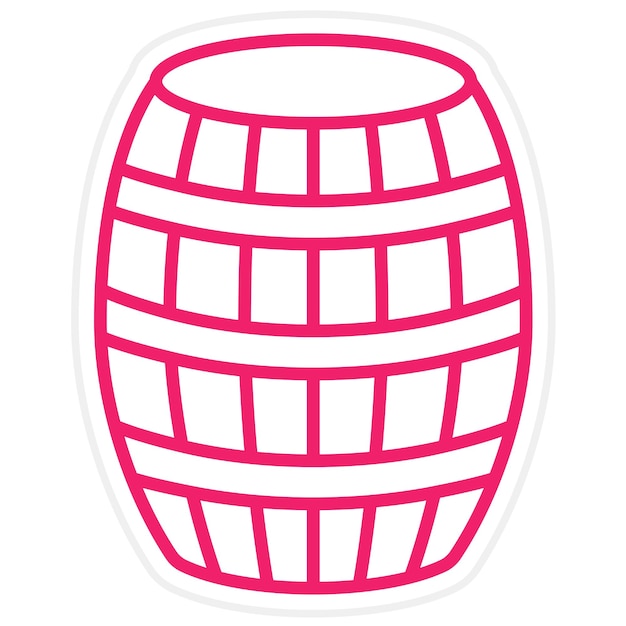 Estilo del icono del barril