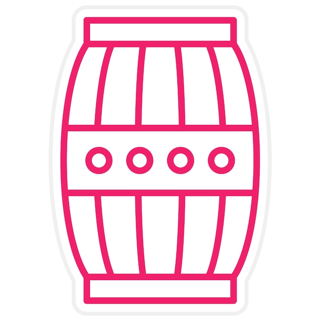 Estilo del icono del barril