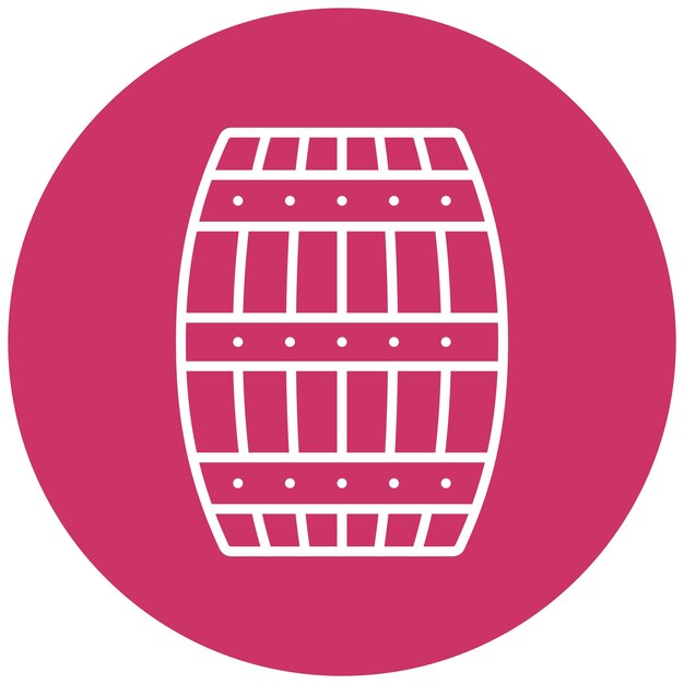 Estilo del icono del barril
