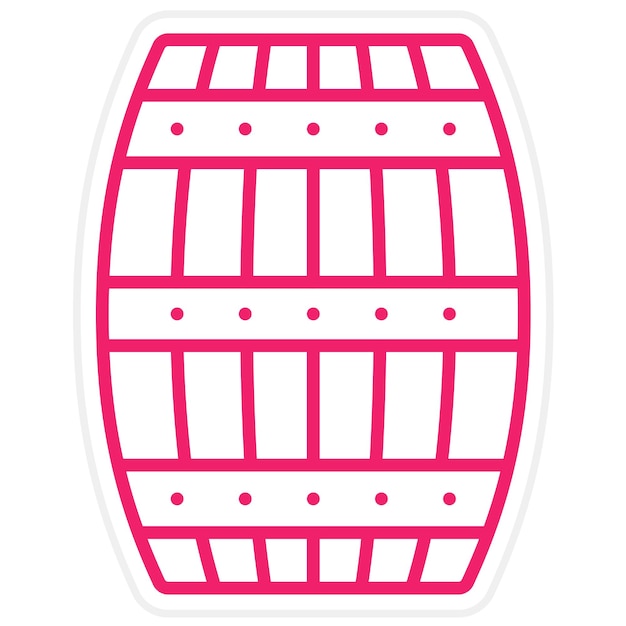 Estilo del icono del barril