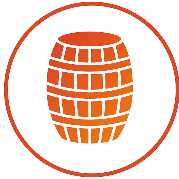 Estilo del icono del barril
