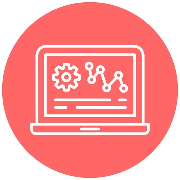 Estilo de icono basado en datos de diseño vectorial