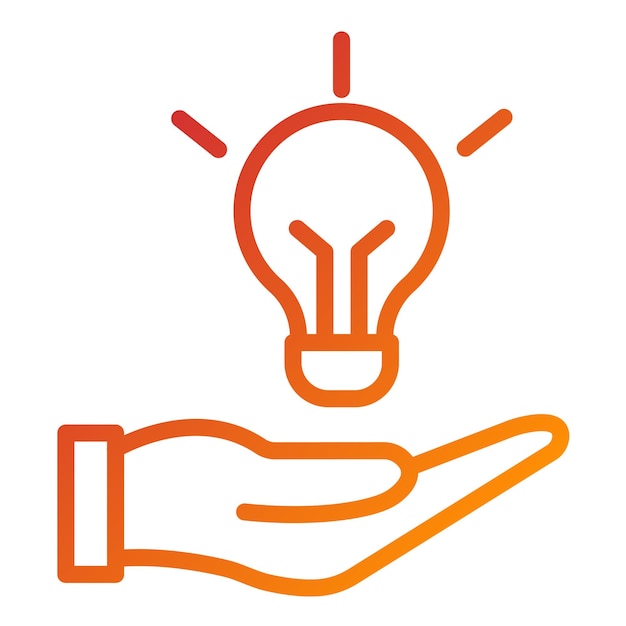 Estilo del icono de la base de conocimientos de diseño vectorial
