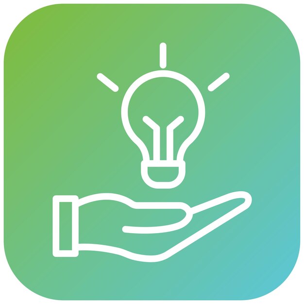 Estilo del icono de la base de conocimientos de diseño vectorial