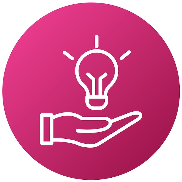 Estilo del icono de la base de conocimientos de diseño vectorial