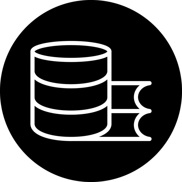 Estilo del icono de la base de datos de estudio