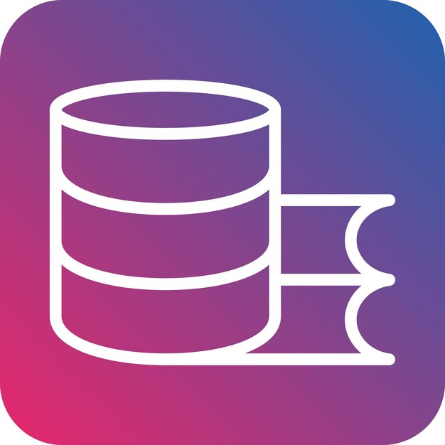 Estilo del icono de la base de datos de estudio