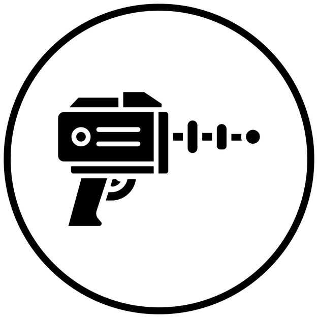 Estilo del icono de la batalla láser