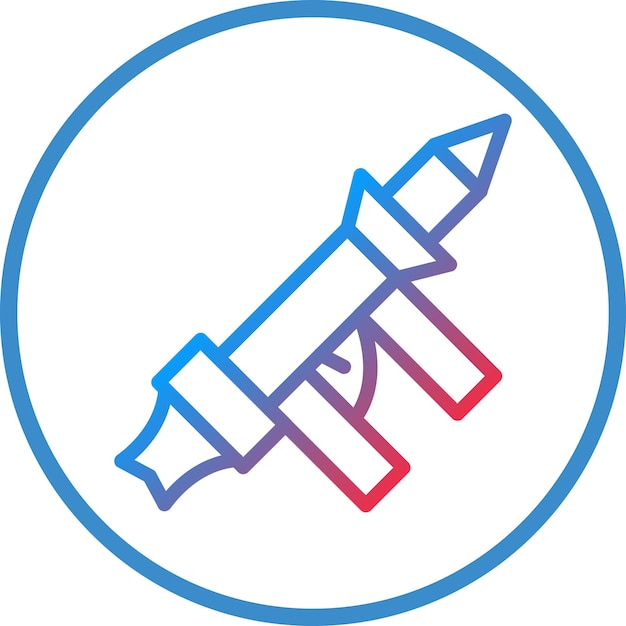 Estilo del icono de Bazooka