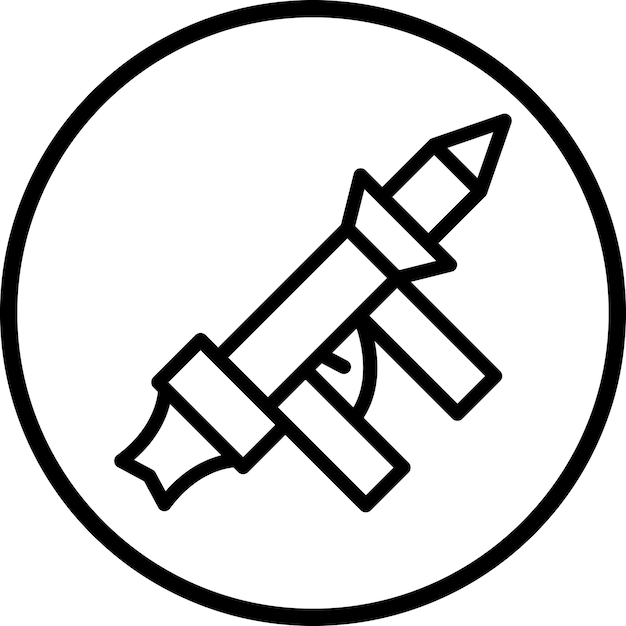 Estilo del icono de Bazooka