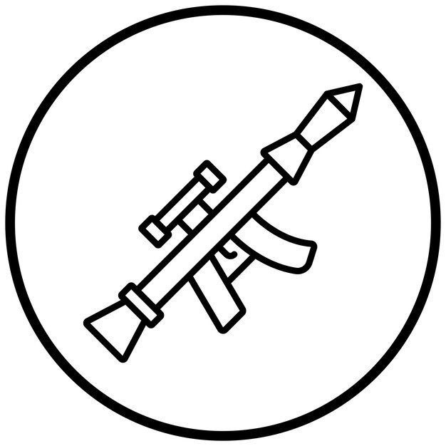 Estilo del icono de Bazooka