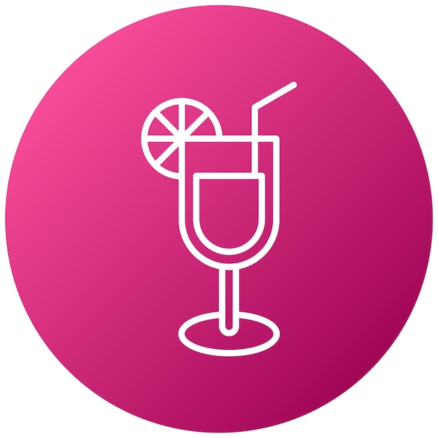 Estilo del icono de la bebida