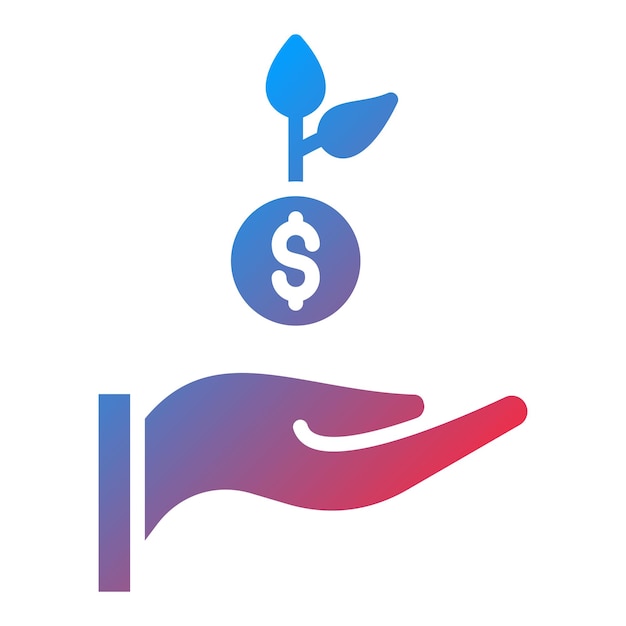 Estilo del icono de beneficio del diseño vectorial