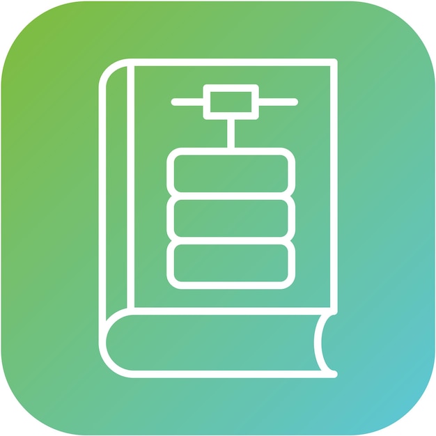 Estilo del icono de la biblioteca de la base de datos
