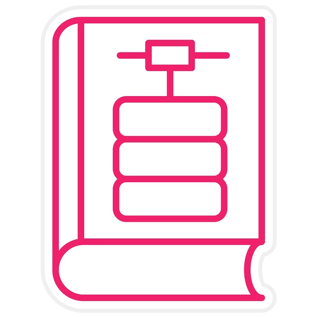 Estilo del icono de la biblioteca de la base de datos