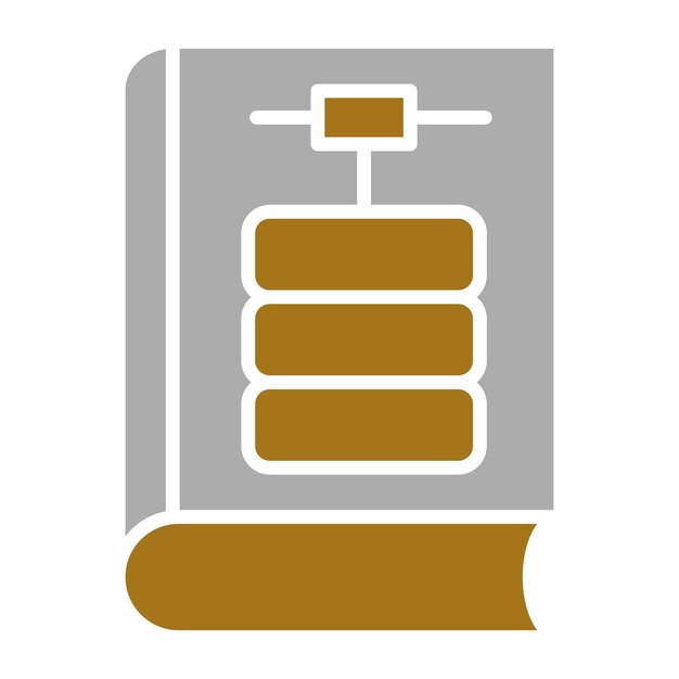 Estilo del icono de la biblioteca de la base de datos