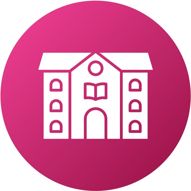 Estilo de icono de la biblioteca de diseño vectorial