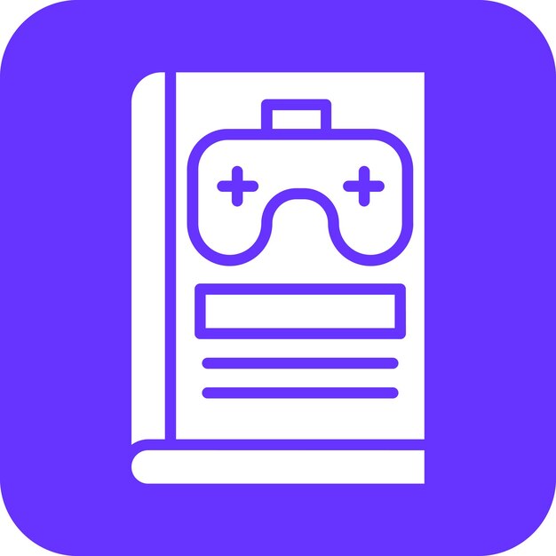 Estilo de icono de la biblioteca de juegos de diseño vectorial