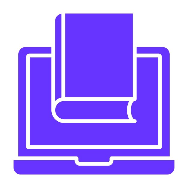 Estilo del icono de la biblioteca en línea
