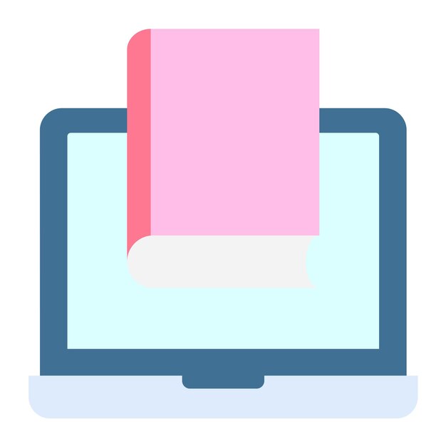 Estilo del icono de la biblioteca en línea