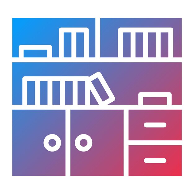 Estilo del icono de la biblioteca