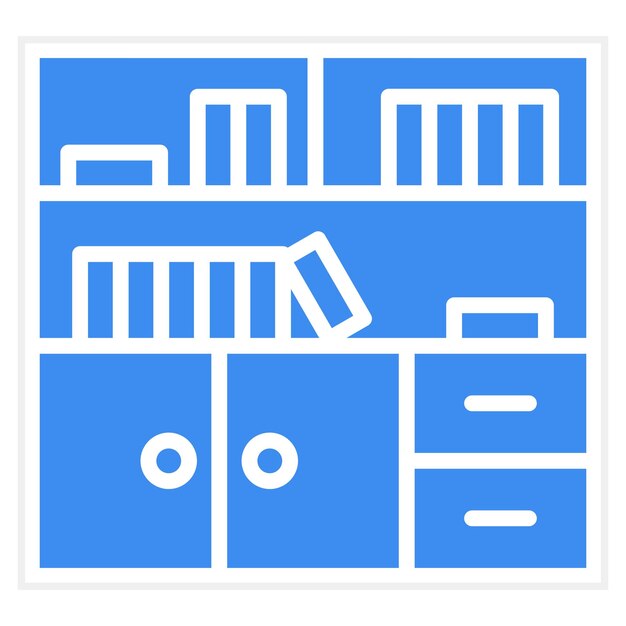 Estilo del icono de la biblioteca