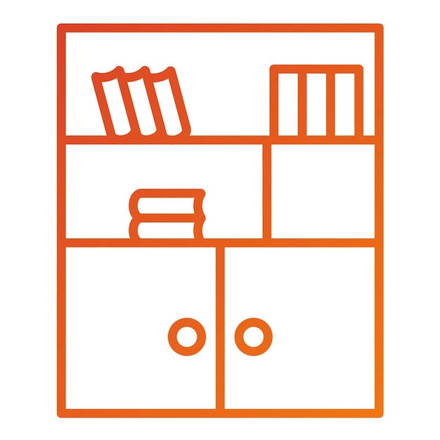 Estilo del icono de la biblioteca