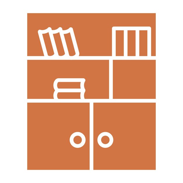 Estilo del icono de la biblioteca