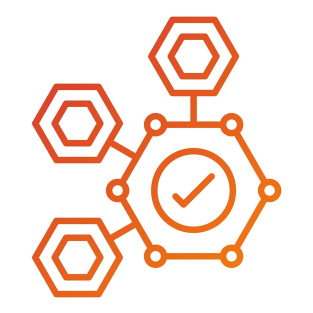 Estilo del icono de biodisponibilidad del diseño vectorial