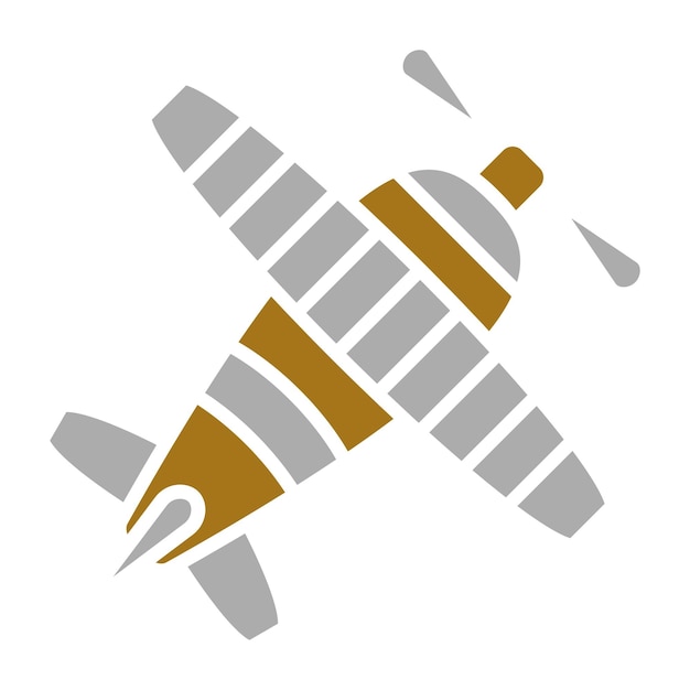 Estilo del icono del biplano