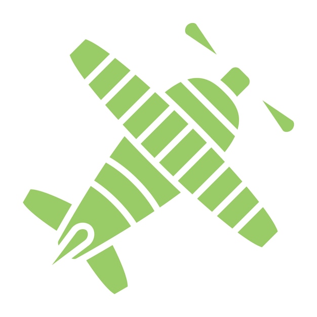 Estilo del icono del biplano