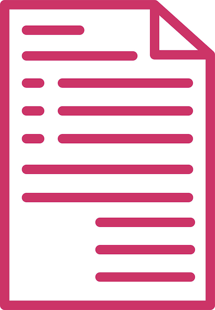 Estilo del icono del bloc de notas de diseño vectorial