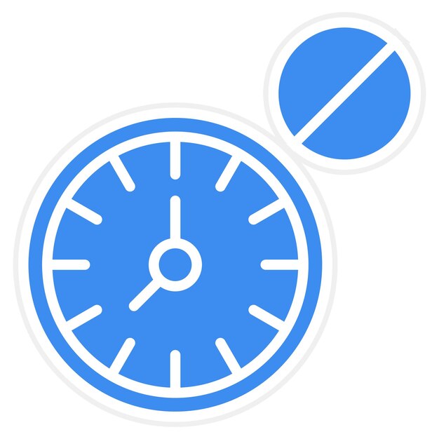 Estilo del icono del bloque de tiempo del diseño vectorial