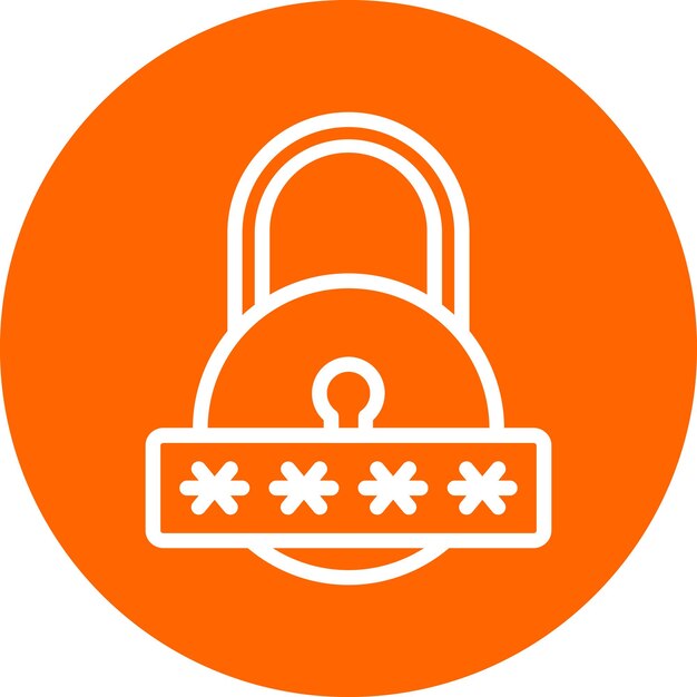 Estilo del icono bloqueado por contraseña
