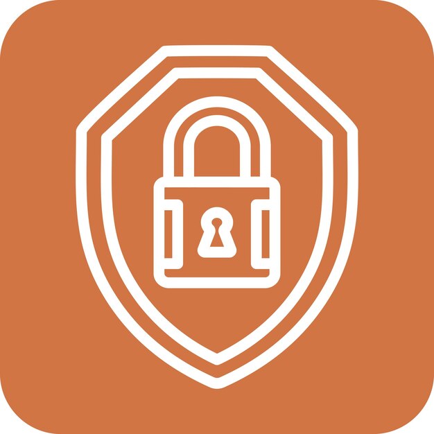 Estilo del icono de bloqueo del escudo