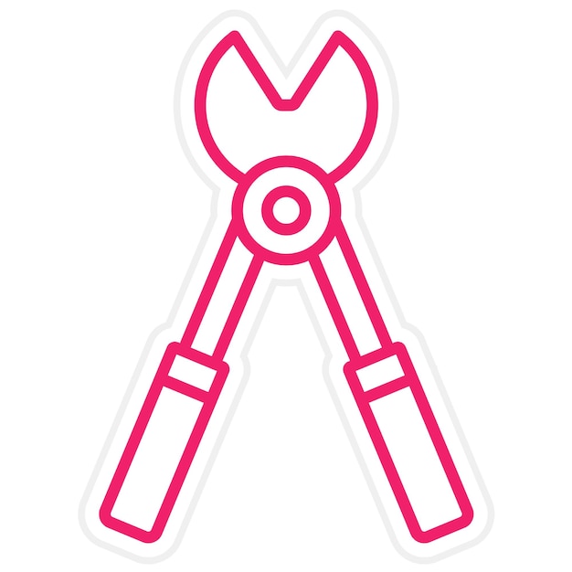 Estilo del icono de bloqueo de las pinzas