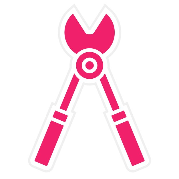 Estilo del icono de bloqueo de las pinzas