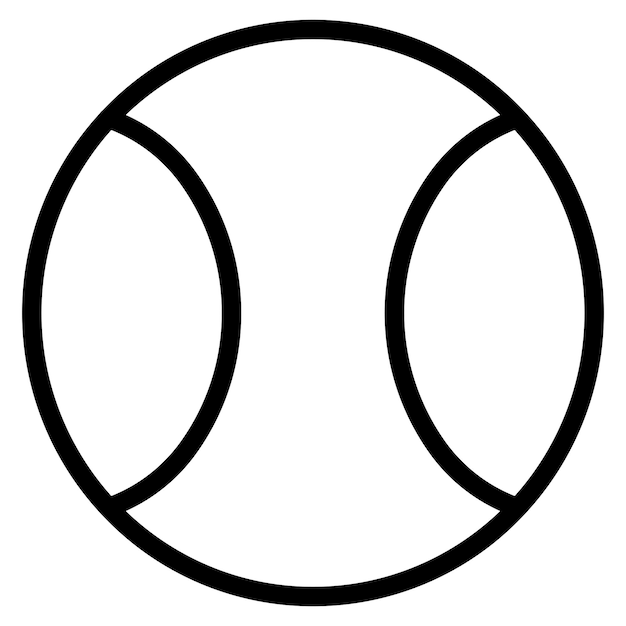 Estilo del icono de la bola de diseño vectorial