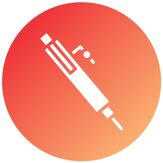 Estilo del icono del bolígrafo de diseño vectorial