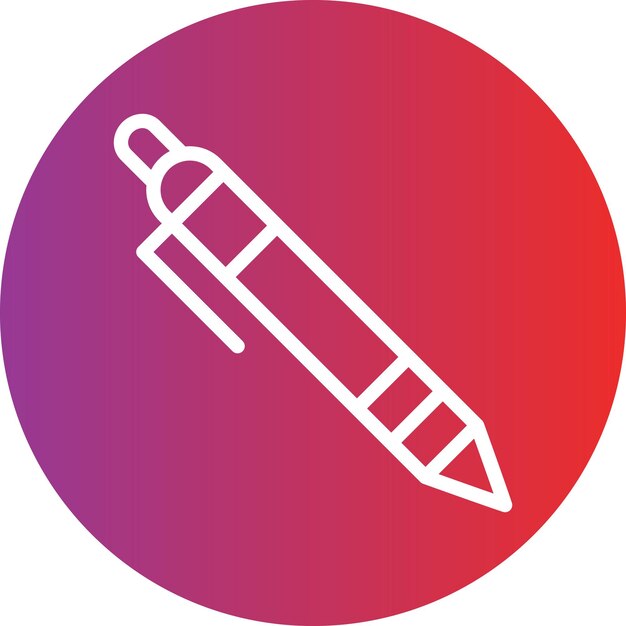 Estilo del icono del bolígrafo