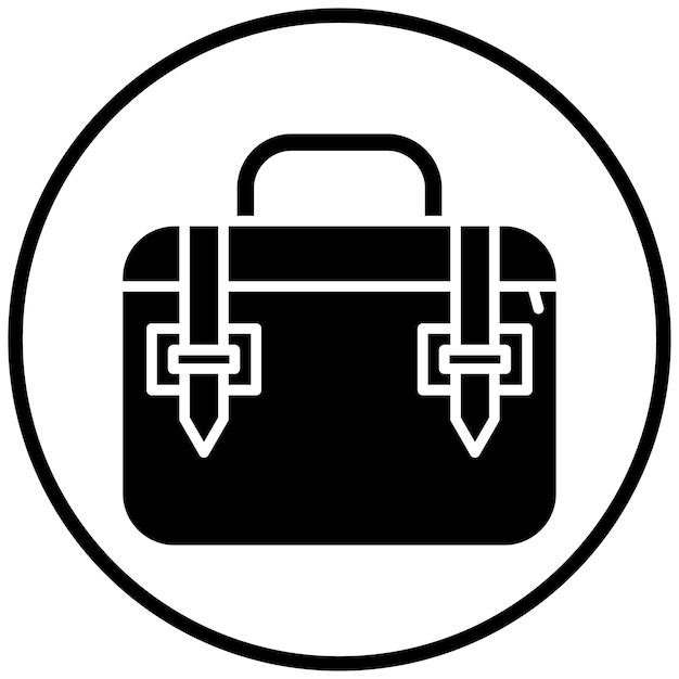 Estilo del icono de la bolsa cosmética