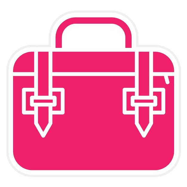 Estilo del icono de la bolsa cosmética