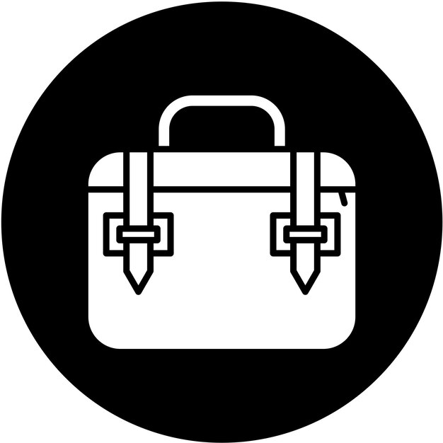 Estilo del icono de la bolsa cosmética